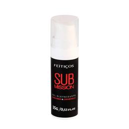 Gel Estimulante Beijável com Efeito Eletrizante e Sabor Morango & Chantilly - Feitiços Aromáticos Sub Mission | 15g