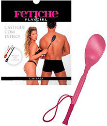 Fetiche Playgirl - Chibata em Courvin - 30 cm | Cor: Rosa