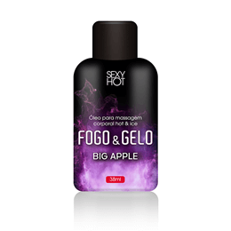 Óleo Comestível para Sexo Oral - Fogo & Gelo | 38 ml | Disponível em 4 Sabores