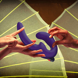 Vibrador Estimulador de Ponto G e Clítoris Recarregável com 5 Modos de Vibração - Fun Factory Sharevibe - 12,8 x 3,5 cm | Cor: Roxo