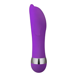 Vibrador Personal em Formato de Golfinho com Vibração Multivelocidade - G-Spot | 11,5 x 2,5 cm | Disponível em 2 Cores