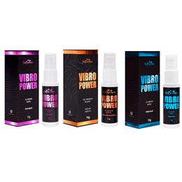 Gel Beijável à Base d'Água com Efeito de Vibração - Hot Flowers Vibro Power | 15 g | Disponível em 3 Sabores