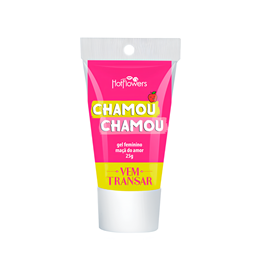 Gel Excitante Feminino com Aroma de Maça do Amor - Hot Flowers Chamou Chamou | 25 g