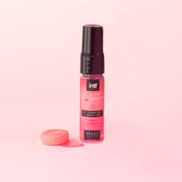 Gel Excitante Unissex Beijável com Sabor de Chiclete, Efeito de Vibração e Esquenta - Intt BabaLub Vibra Sweet Secrets By Carla Geane | 15g