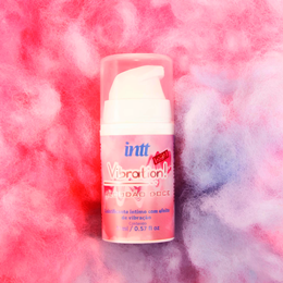 Gel Excitante Unissex com Efeito de Vibração - Intt Vibration! | 17ml | Sabor: Algodão Doce