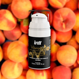 Gel Excitante Unissex com Efeito de Vibração - Intt Vibration! | 17ml | Sabor: Pêssego