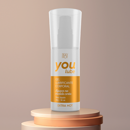 Gel Lubrificante à Base D'Água com Efeito Extra Hot - Sexy Hot YouLube | 50g