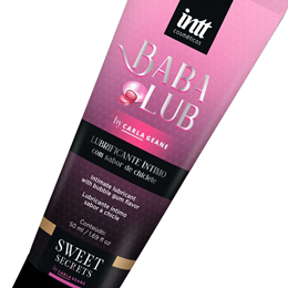 Gel Lubrificante à Base d'Água Beijável com Sabor de Chiclete - Intt BabaLub Sweet Secrets By Carla Geane | 50g