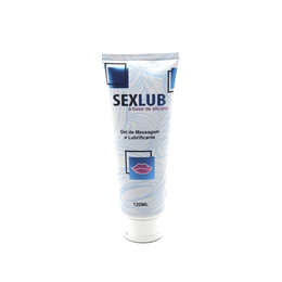 Gel de Massagem e Lubrificante À Base de Silicone - SexLub | 120 ml