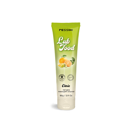 Foto 1 do produto Gel Lubrificante Beijável à Base d'Água, Vegano e Zero Açúcar - Pessini Lub Food | 60g | Disponível em 3 Sabores