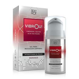 Gel para Massagem Corporal com Sabor Morango - Adão & Eva Vibrou! | 17ml
