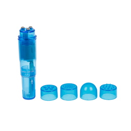Vibrador Compacto com 4 Capas de Texturas Diferentes e Vibração Única - Green Baby | 10 x 2,4 cm | Disponível em 3 Cores