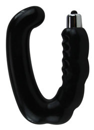 Estimulador de Ponto G em Silicone com Cápsula Vibratória - G-Spot Stimulation | Cor: Preto