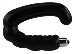 Estimulador de Ponto G em Silicone com Cápsula Vibratória - G-Spot Stimulation | Cor: Preto