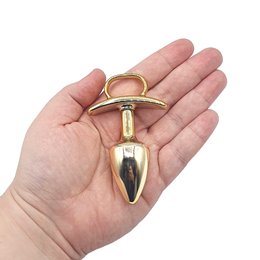 Plug Anal em Forma de Cone com 4 Alças Removíveis e Detalhes de Joias - Hard Anal Kit | 5,9 x 2,6 cm | Disponível em 6 Cores