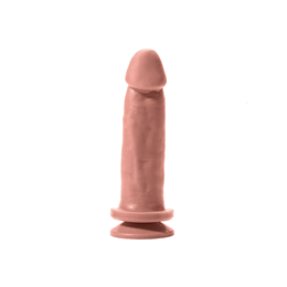 Prótese em Silicone com Forma de Pênis e Ventosa - Hot Flowers Classic | 16,5 x 4 cm