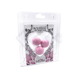 Colar Tailandês com 3 Bolas para Pompoarismo - Hot Flowers | Disponível em 2 Cores