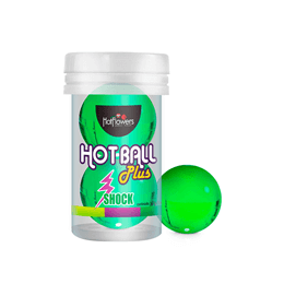Bolinhas Explosivas com Efeito Eletrizante - Hot Flowers Hot Ball Plus Shock | 2 Unidades