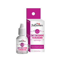 Excitante e Estimulante Feminino com Efeito de Aquecimento - Hot Flowers Intimidade Feminina | 15ml
