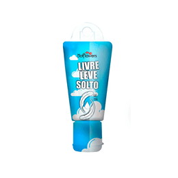 Excitante Unissex com Sensação de Refrescância - Hot Flowers Livre, Leve e Solto - 15g