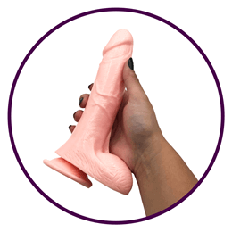 Inflatable Realistic Cock - Pênis Inflável em PVC com Escroto e Ventosa - 19,5 x 4 cm