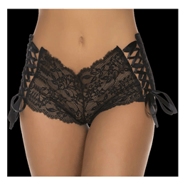 Calcinha Calesson em Renda com Fitas - InNamorata Femme Fatale | Tamanho Único