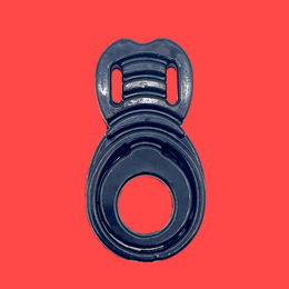 Foto 3 do produto Anel Peniano Duplo para Pênis e Escroto em Silicone com Texturas Estimuladoras | InNamorata Sex Night