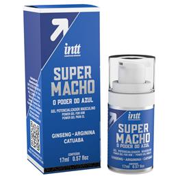 Gel Potencializador Masculino com o Poder do Azul - Intt Super Macho | 17 ML
