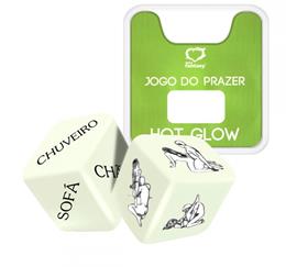 Jogo do Prazer Hot Glow com 2 Dados - Sexy Fantasy