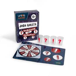 Jogo Roleta Verdade ou Desafio - 5 Itens | Unika Games