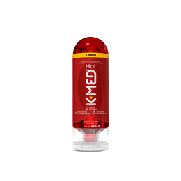 Gel Lubrificante Íntimo à Base D'Água com Sensação Suave de Aquecimento - K-Med Hot | 200 ml