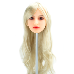Kimberly - Boneca Realística em TPE com Pele Branca, Cabelo Longo, Olhos Castanhos, Seios Pequenos, Vértebras em Aço e Acessórios - 25 Kg e 1,40 Metros de Altura