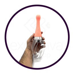 Kisstoy Man Bowling - Ducha Higiênica Intima Anal Elétrica com 3 Modos de Jato Potente Recarregável - 25,8 x 7,8 cm