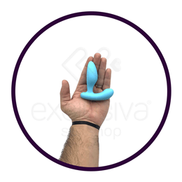 Vibrador e Massageador de Próstata com 10 Modos de Vibração, Recarregável com Controle Remoto - Kisstoy Man Gordon | 9,4 x 2,9 cm | Disponível em 2 Cores