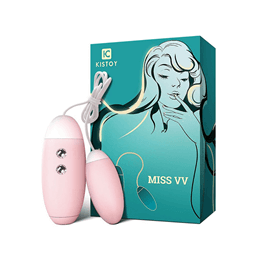 Foto 1 do produto Vibrador Duplo em Silicone com 3 Intensidades de Sucção, 10 Modos de Vibração e Recarregável via USB - Kistoy Miss VV | Cor: Rosa Claro