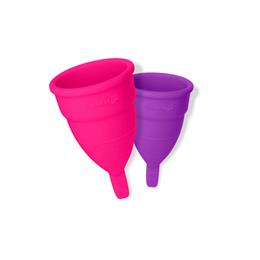 Kit com 2 Coletores Menstruais Reutilizáveis Tipo 3 - Fleurity