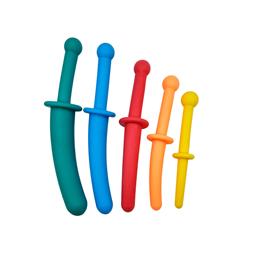 Kit com 5 Cones Dilatadores Vaginais e Anais - Hot Flowers Dell