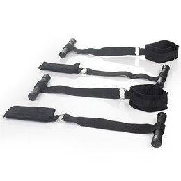 Kit Bondage com 4 Amarras para Prender na Porta - Fetiche Playgirl | Disponível em 4 Cores