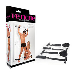 Kit Bondage com 4 Amarras para Prender na Porta - Fetiche Playgirl | Disponível em 4 Cores