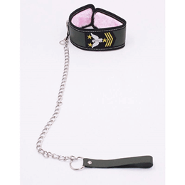 Foto 8 do produto Kit Bondage - Kit Aeronáutica Sexy com Algema, Tornozeleira, Coleira, Venda, Guia, Chicote e Mordaça - Contém 7 Itens