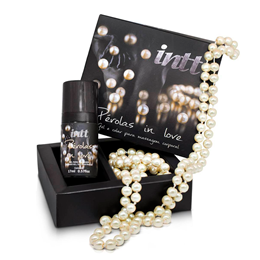 Kit com Gel Excitante Unissex e Colar de Pérolas - Intt Pérolas In Love