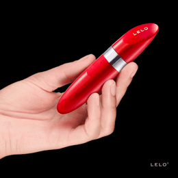 Kit Sensual com Venda em Seda, Algema e Estimulador de Clítoris em Forma de Batom com Vibração Multivelocidade - Lelo Adore Me