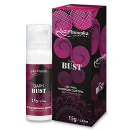 Foto 1 do produto Gel Excitante e Sensibilizante Beijável para os Mamilos - La Pimenta Dark Bust | 15g | Sabor: Morango