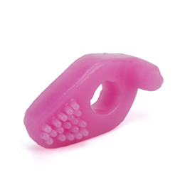 Anel Peniano Flexível com Cerdas Estimuladoras e Mini Plug - La Pimienta | 6,7 x 1,7 cm | Cores Sortidas