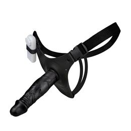 Foto 3 do produto Cinta com Prótese Realística em Silicone e Vibro Multivelocidade - La Pimienta Sado | 16 x 4 cm