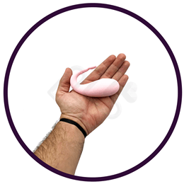 Foto 7 do produto Cápsula Vibratória Recarregável em Silicone com 8 Modos de Vibração e Controle via Aplicativo - Libo Single - 6,6 x 3,5 cm