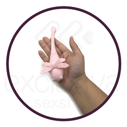 Vibrador em Silicone Aveludado com 8 Modos de Vibração, Recarregável - Libo Using Qing | 18 x 3,3 cm