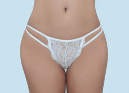 Lingerie Chamour - Calcinha Renda Aberta | Disponível em 7 Cores e 4 Tamanhos