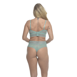 Lingerie Flor da Rosa - Conjunto em Renda com Guipir | Disponível em 5 Tamanhos e 2 Cores
