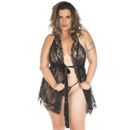 Lingerie Pimenta Sexy - Camisola Luxo Plus Size | Disponível em 5 Cores